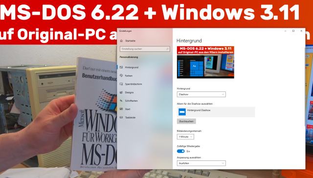 Windows 10 - Hintergrund als Diashow - eigenes Bild oder Foto