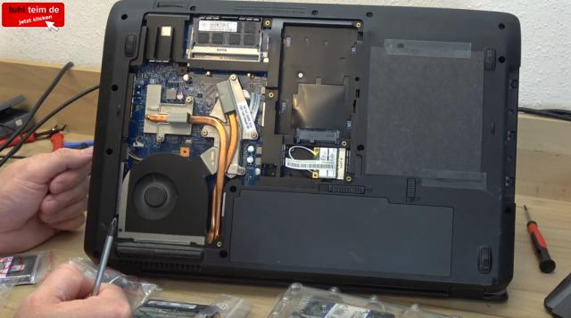 Notebook lässt sich nicht einschalten - Laptop ohne HDD, DVD mit alternativem RAM