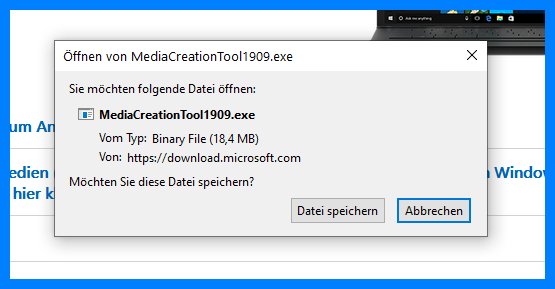 Windows 10 Upgrade kostenlos - Media Creation Tool runterladen und speichern
