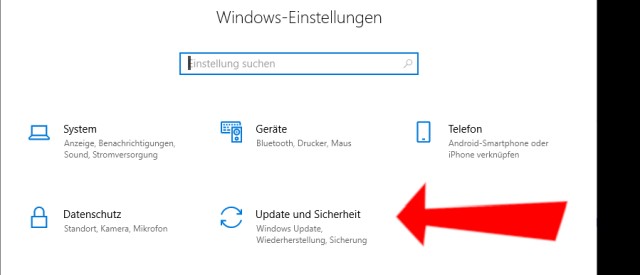 Windows 10 Problem - Update und Sicherheit