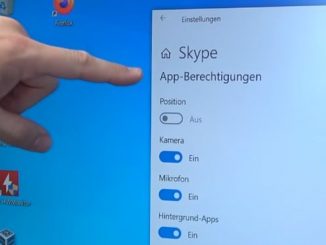 Windows 10 installiert heimlich Apps - Skype Berechtigungen Kamera und Mikrofon