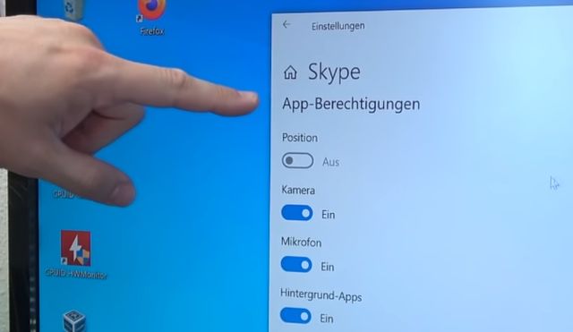 Windows 10 installiert heimlich Apps - Skype Berechtigungen Kamera und Mikrofon
