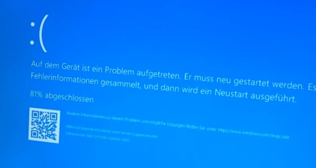 Windows 10 Update 20H2 Probleme - Bluescreen Fehler 0x74