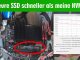 Leistungstest Benchmark SSD NVMe HDD