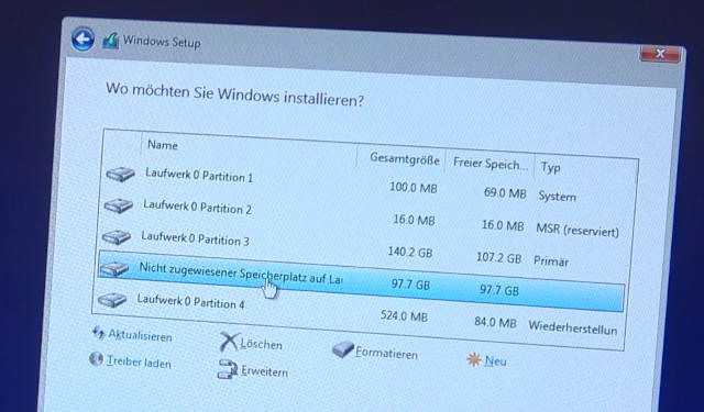 Windows 11 und Windows 10 Multiboot einrichten - Windows 11 installieren