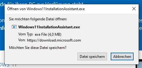 Windows 11 Update einfach und sicher von Windows 10 installieren - Installationsassistent Download