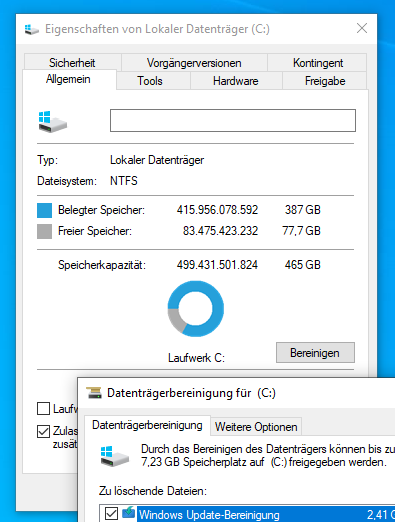 Windows 11 Update einfach und sicher von Windows 10 installieren - Laufwerk C prüfen