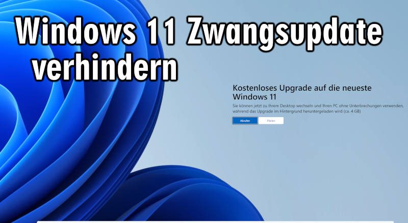 Windows 11 Zwangsupdate verhindern