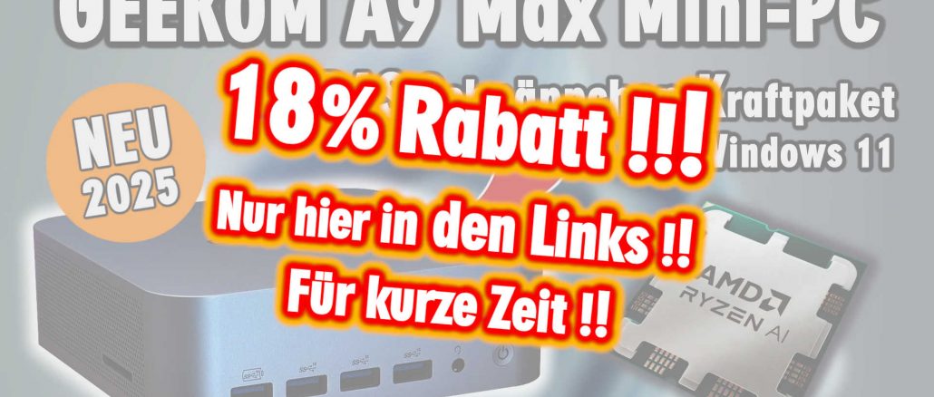 GEEKOM Mini-PC A9 Max kaufen