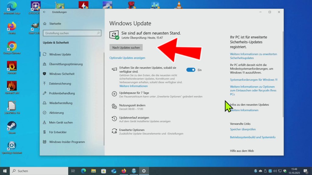 Windows 10 ESU - jetzt aktivieren - Updates bis 2026