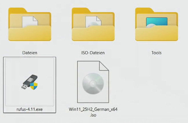 Windows 11 auf altem PC installieren - Rufus und Windows 11 ISO Dateien