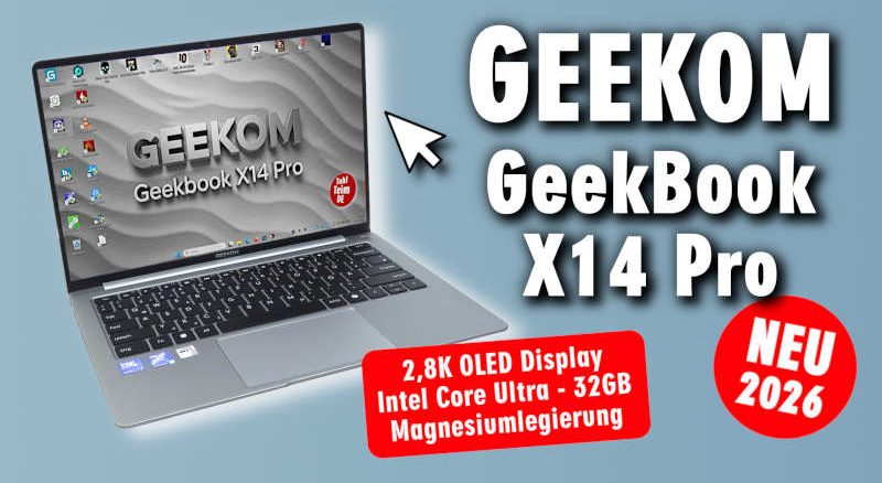 GEEKOM GeekBook X14 Pro Ultrabook