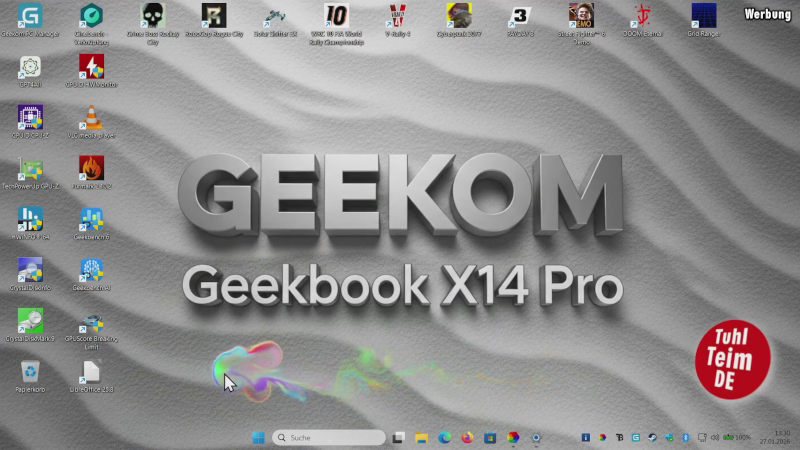GEEKOM GeekBook X14 Pro Ultrabook - Windows 11 vorinstalliert