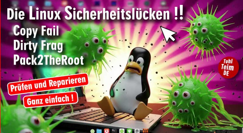 Linux Sicherheitslücken Dirty Frag - Copy Fail