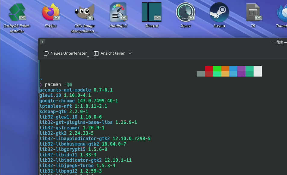 Arch Linux Angriffswelle - pacman AUR-Module listen